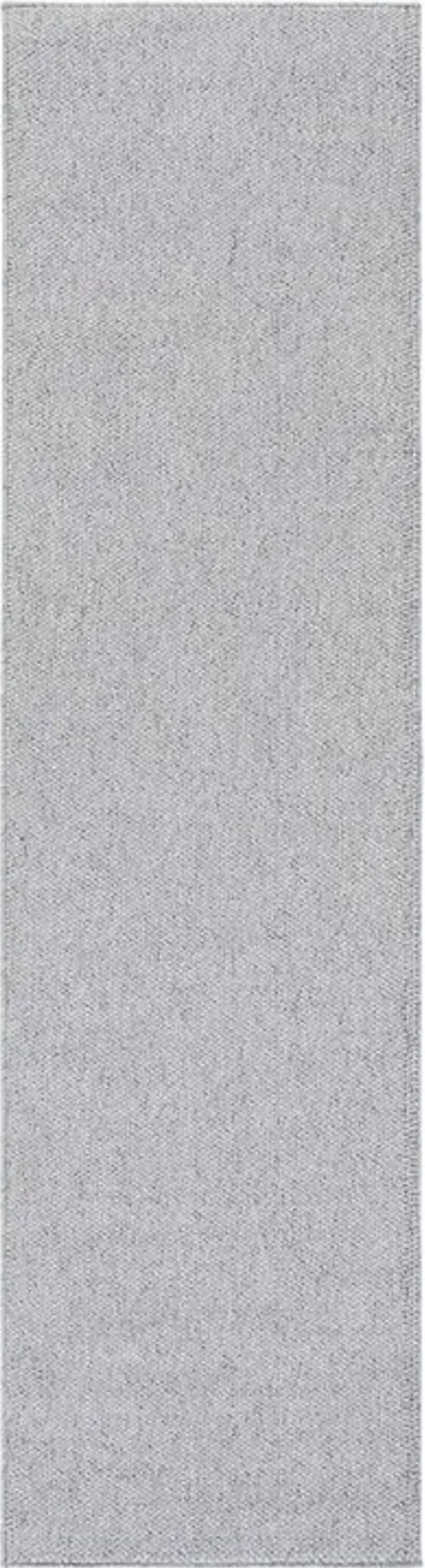 RIVER 600 Grey 2'-2' X 8' Runner Rug