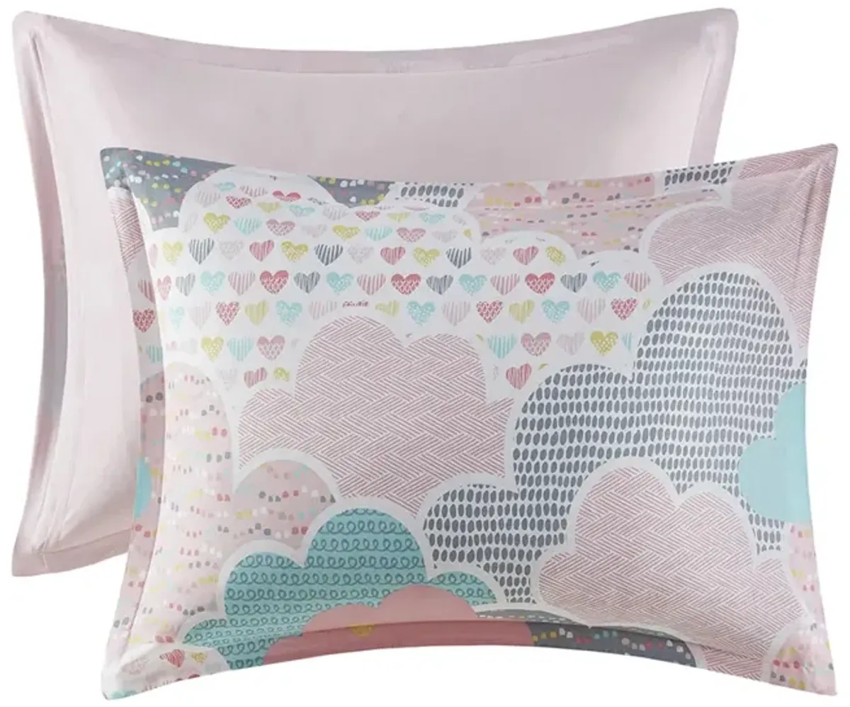 Urban Habitat Kids Cloud Pink Cotton Printed Comforter Set