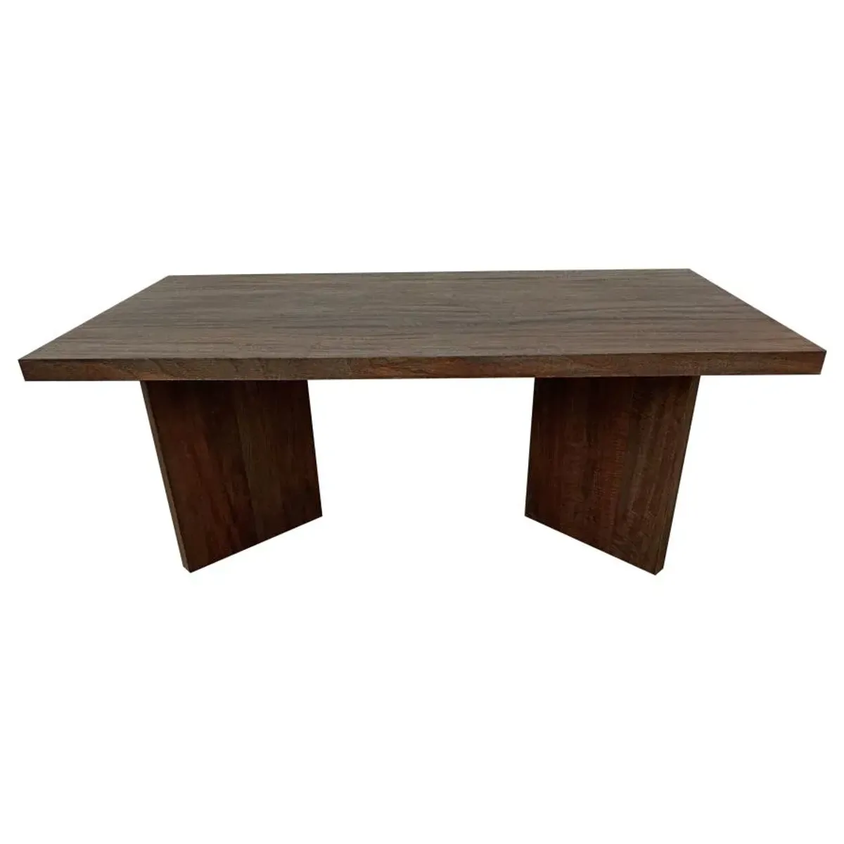 Andando Rectangular Solid Wood Coffee Table Mango Brown