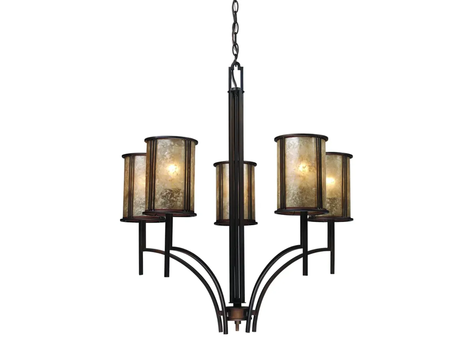 Barringer 29" Wide 5-Light Chandelier - Aged Bronze