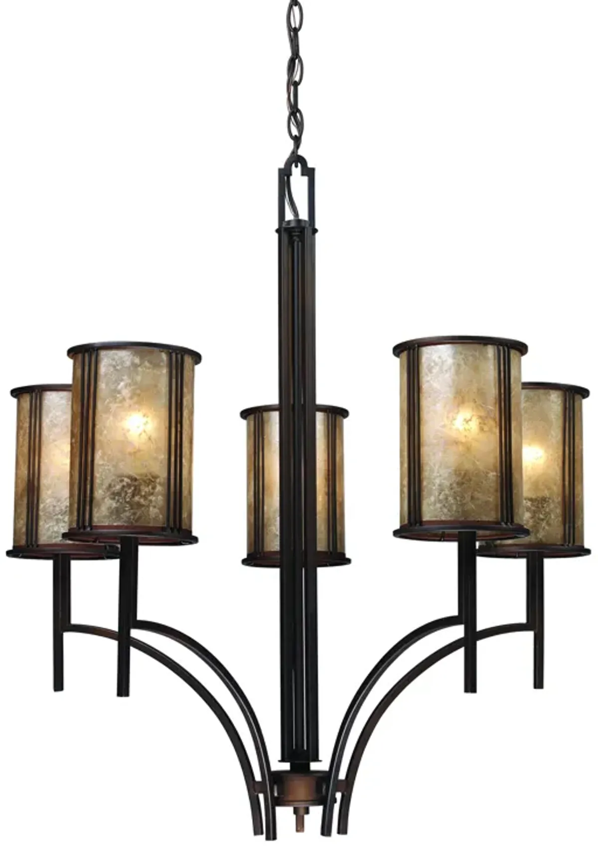 Barringer 29" Wide 5-Light Chandelier - Aged Bronze