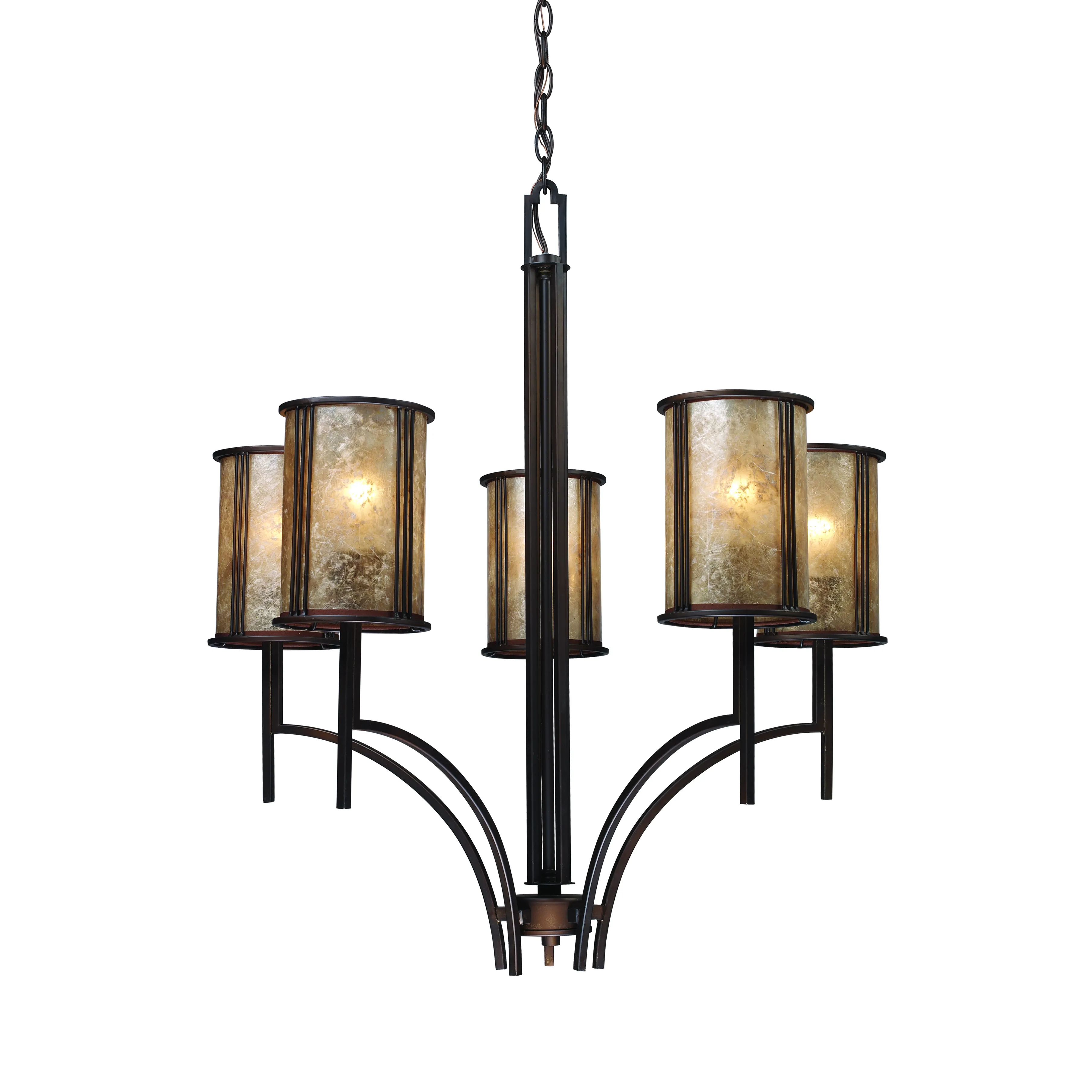 Barringer 29" Wide 5-Light Chandelier - Aged Bronze