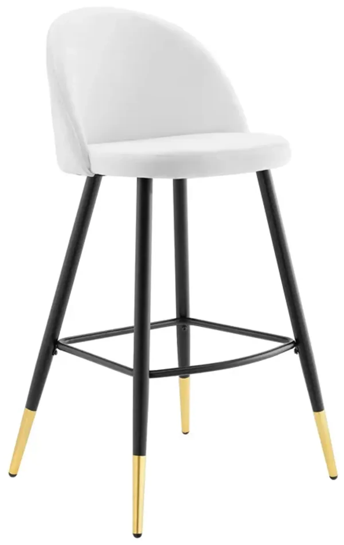 Cordial Performance Velvet Bar Stools - Set of 2