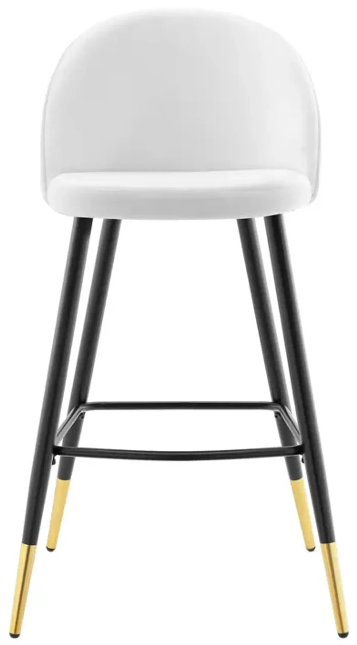 Cordial Performance Velvet Bar Stools - Set of 2