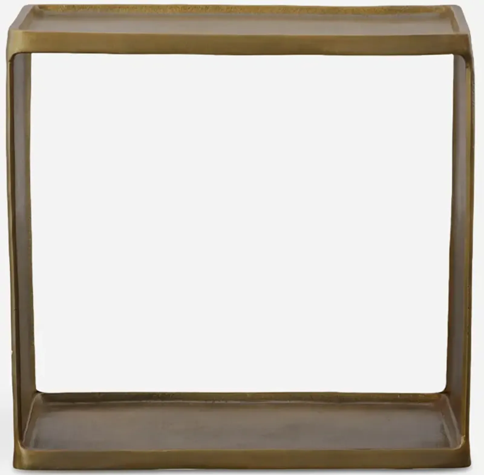 Derwent Antique Brass Side Table