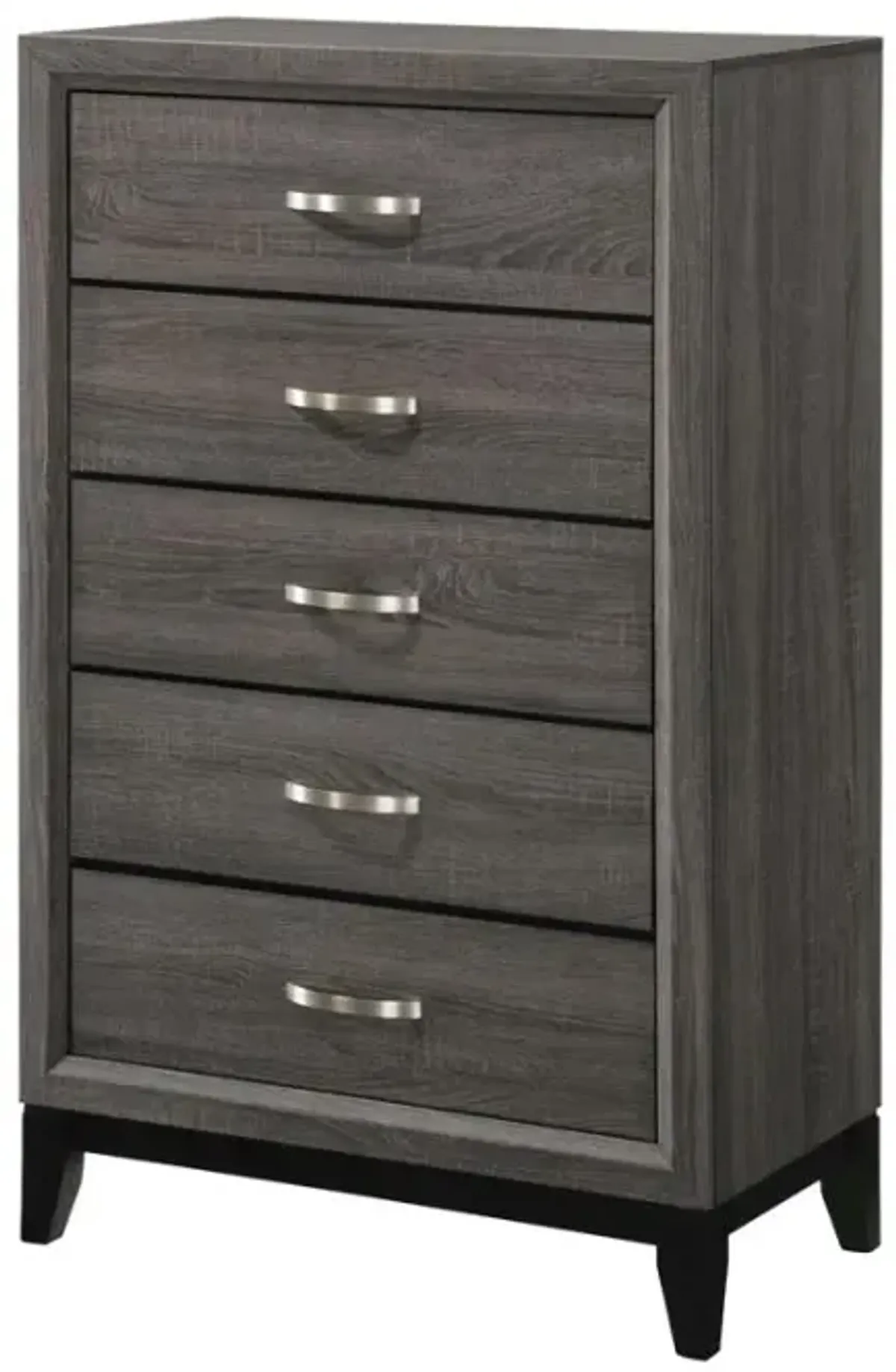 Watson Bedroom Set Grey Oak and Black