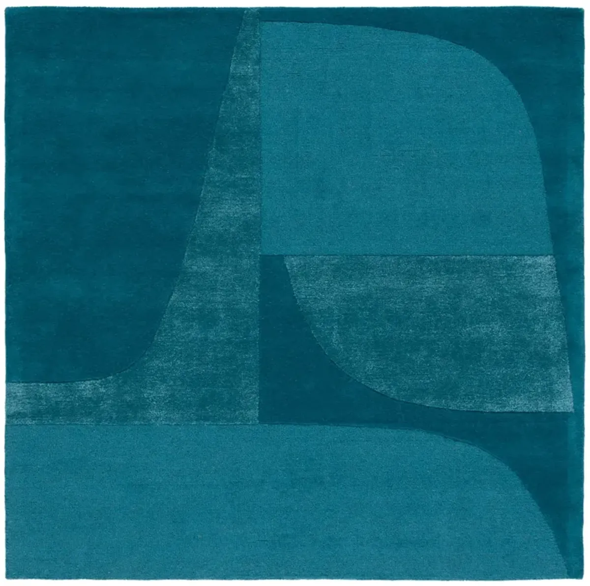 FIFTH AVENUE 253 TURQUOISE 6' x 6' Square Square Rug