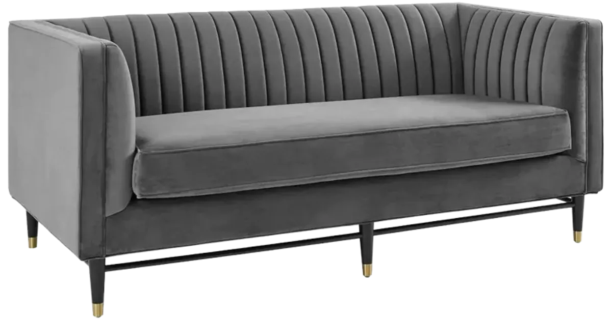 Devote Channel Tufted Loveseat