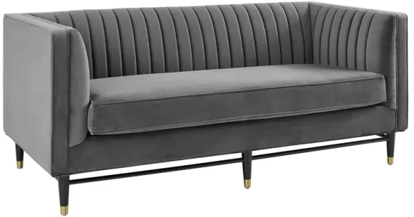 Devote Channel Tufted Loveseat