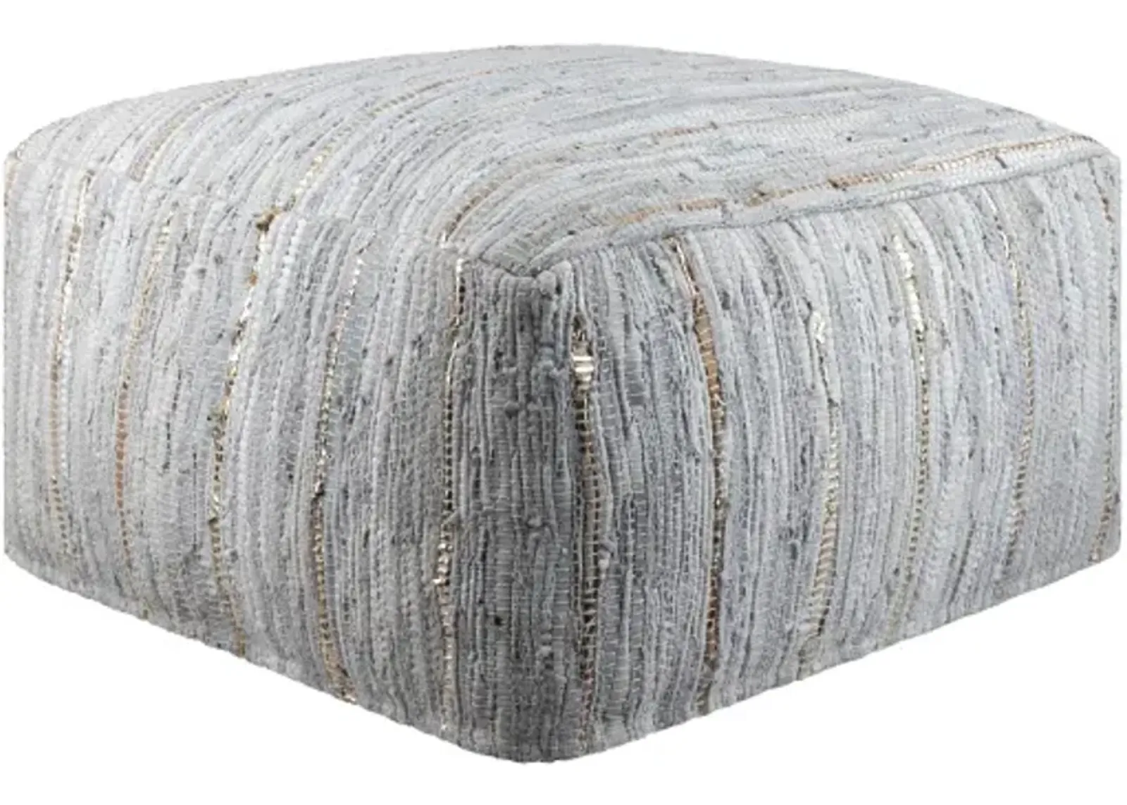 Anthracite 13"H x 24"W x 24"D Pouf