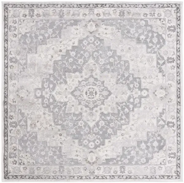 ETERNAL 206 Grey  6'-7' X 6'-7' Square Square Rug