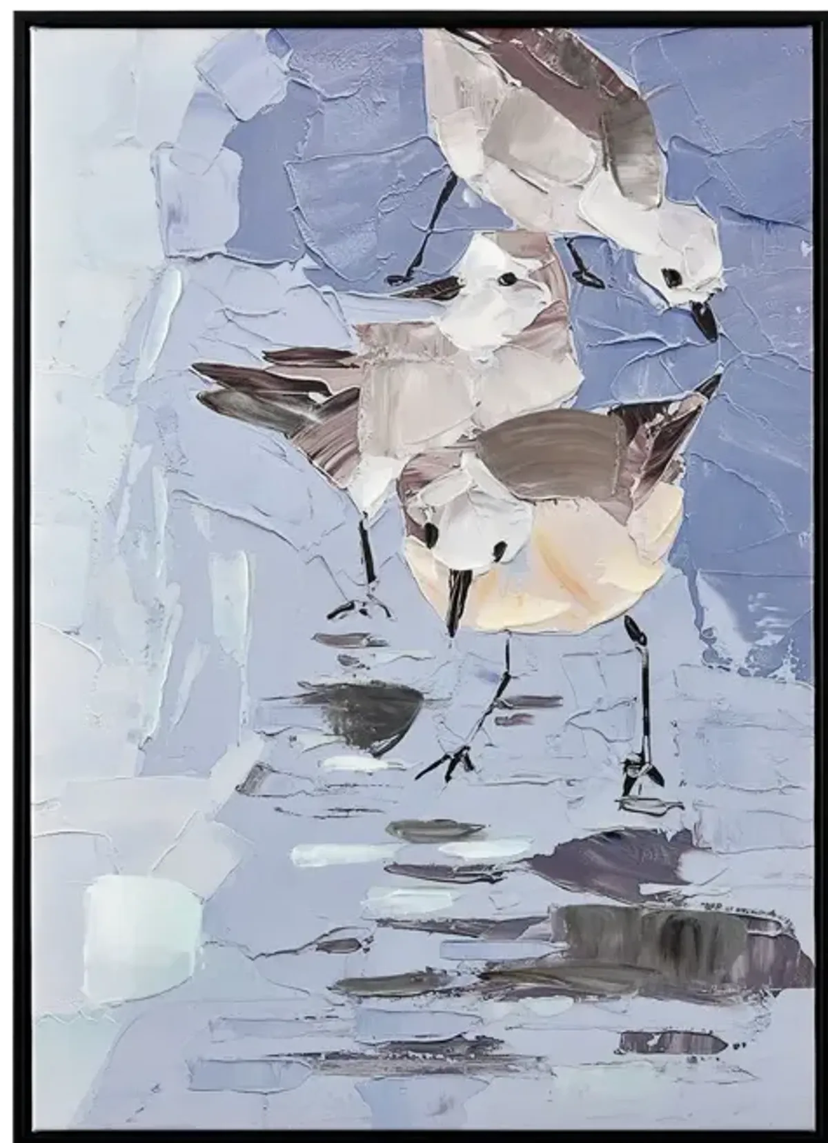 Seagull Abstract Framed Wall Art