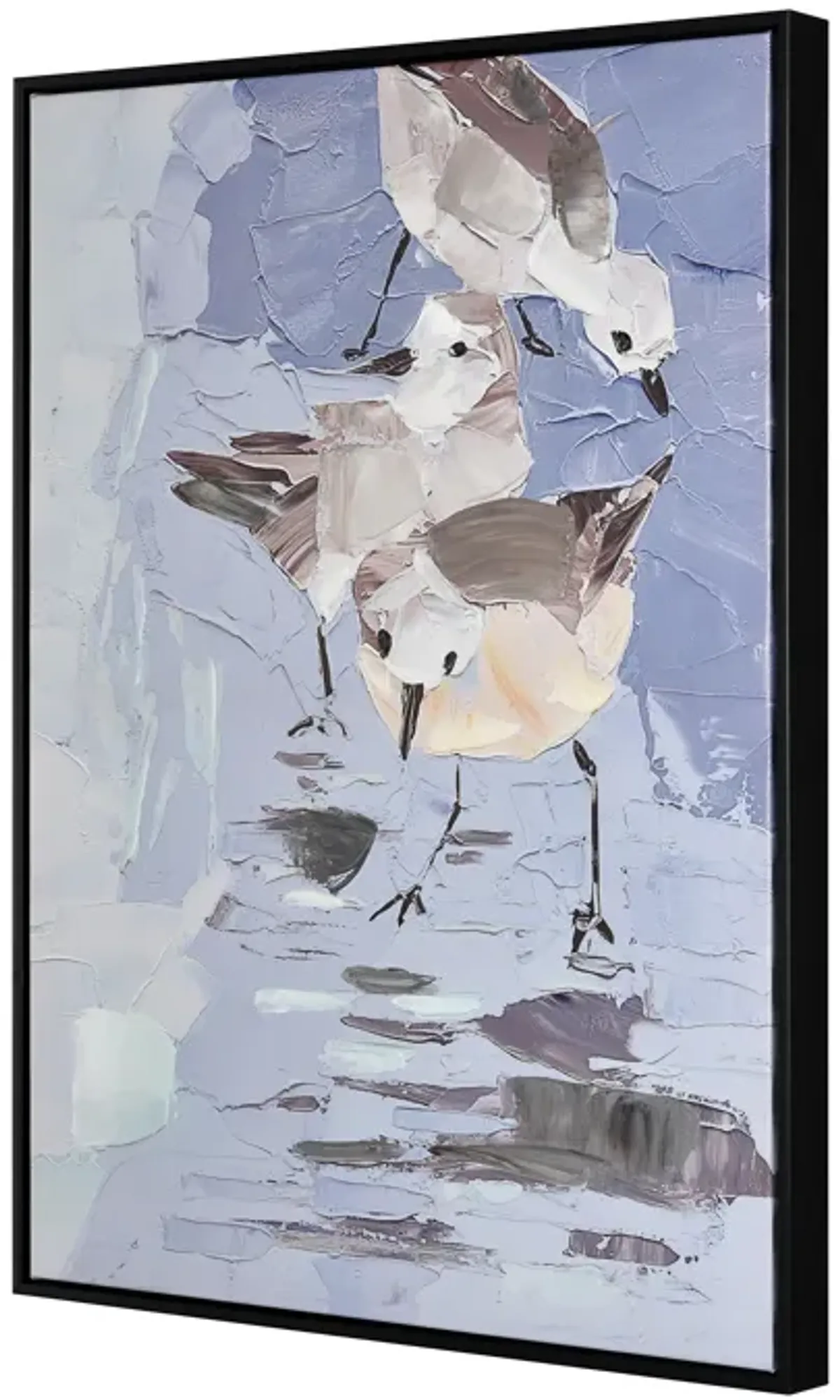 Seagull Abstract Framed Wall Art