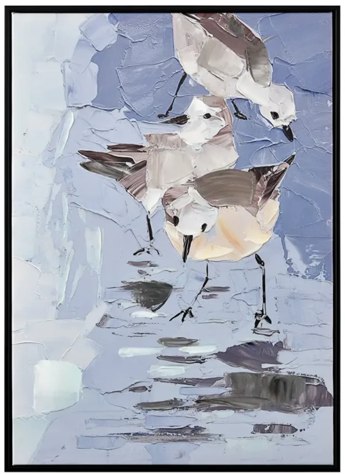 Seagull Abstract Framed Wall Art