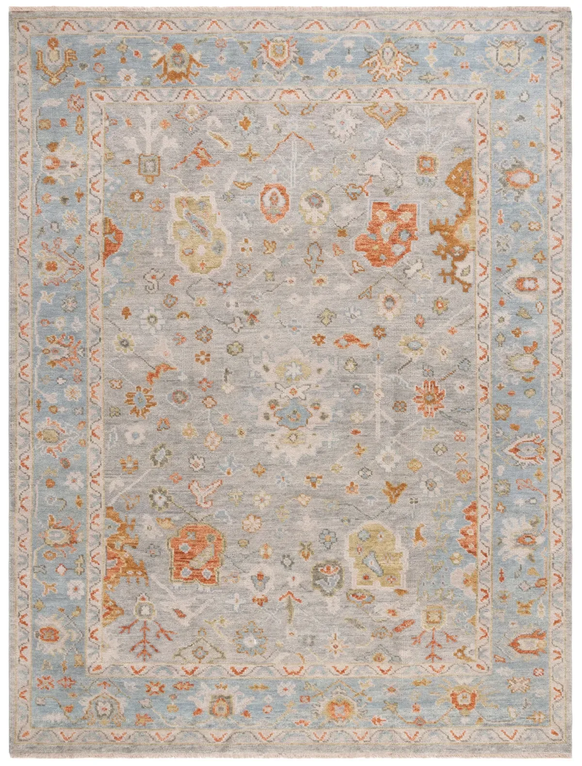 SAMARKAND 129 BLUE  6' x 9' Medium Rectangle Rug