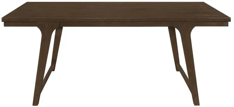 Reynolds Rectangular Dining Table Brown Oak