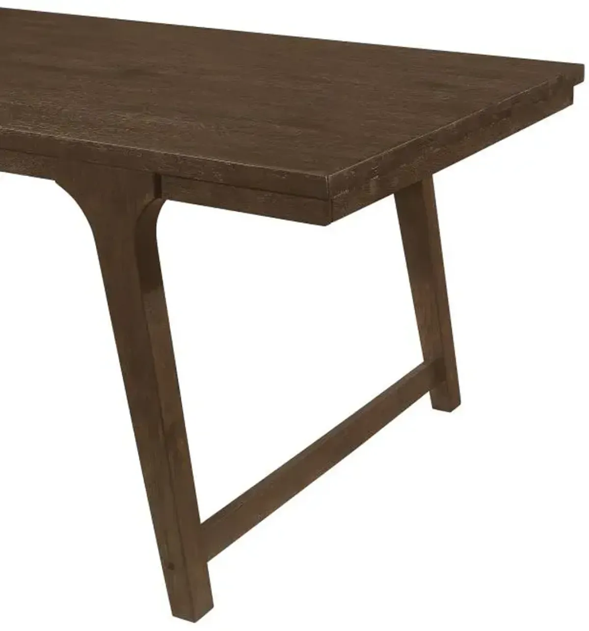 Reynolds Rectangular Dining Table Brown Oak