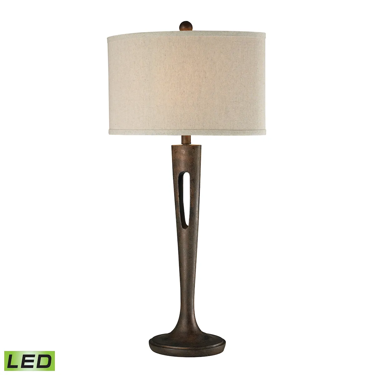 Martcliff 35" High 1-Light Table Lamp - Burnished Bronze