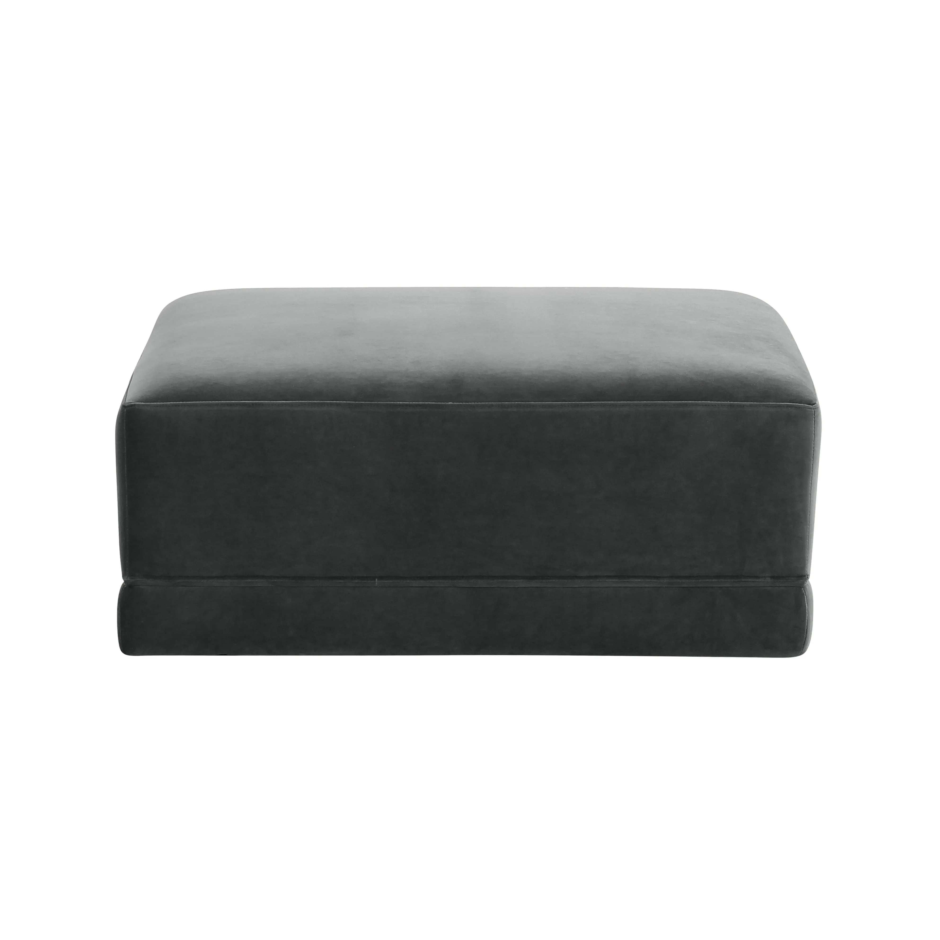 Willow Charcoal Ottoman