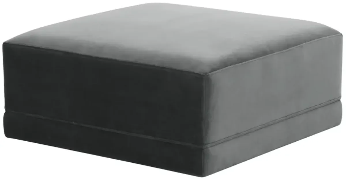 Willow Charcoal Ottoman