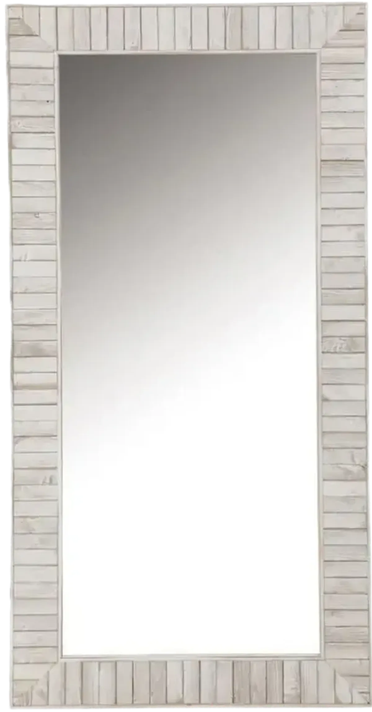 Aaliyah Rectangular Wall Mirror White