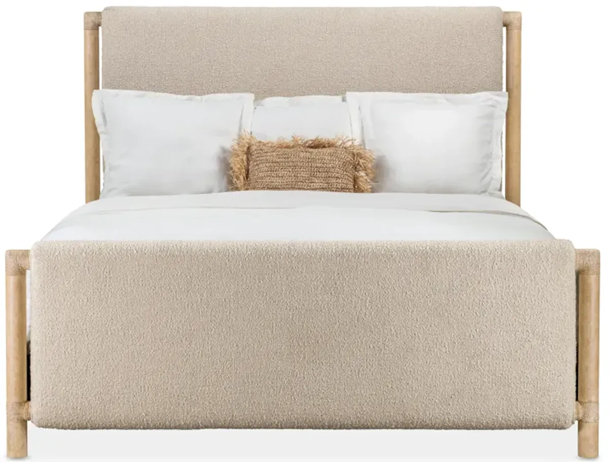 Retreat King Upholstered Panel Bed