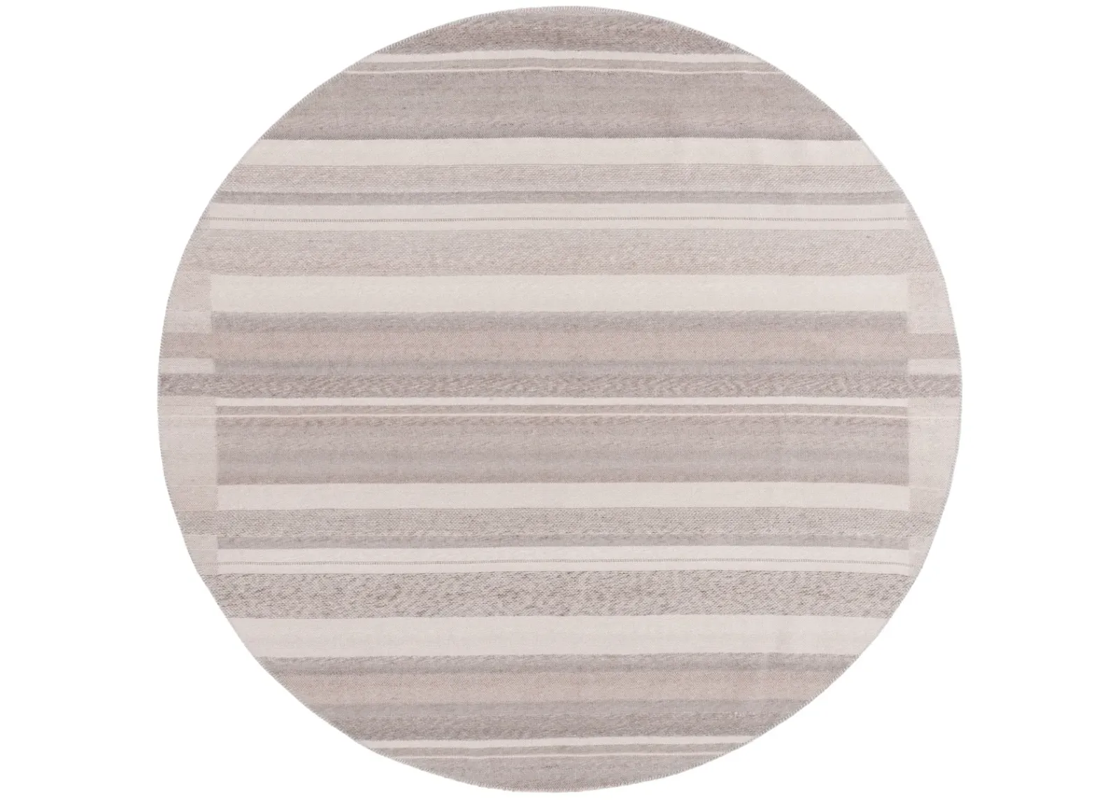 CABO 356 GREY  7' x 7' Round Round Rug