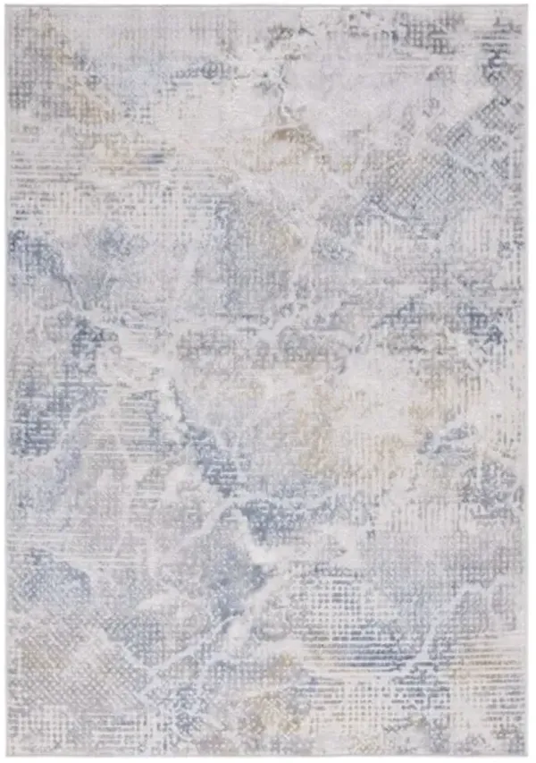 PALMA 346 Blue 9' X 12' Large Rectangle Rug
