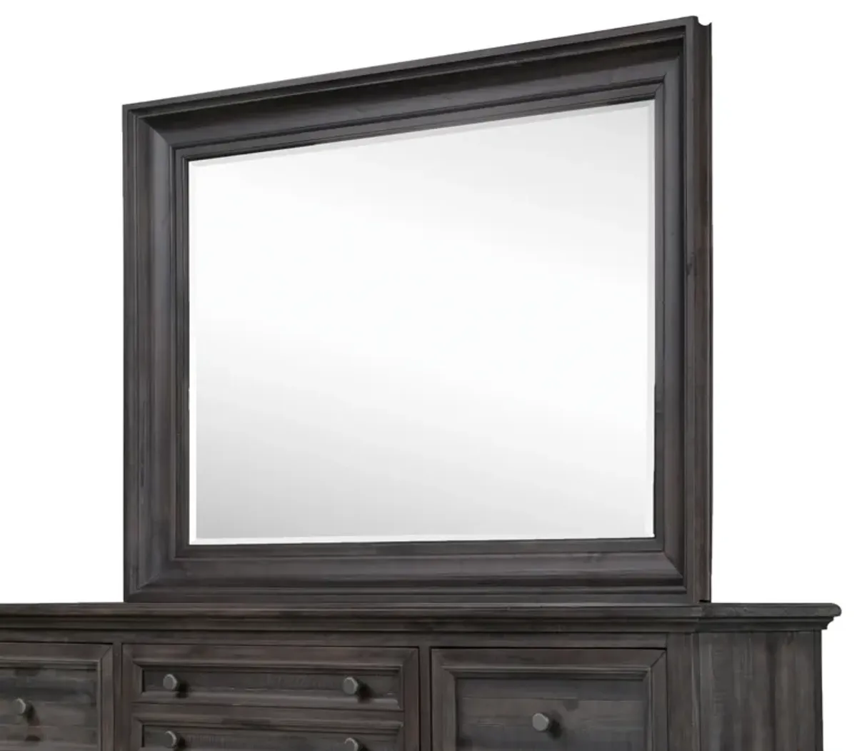 Calistoga Mirror in Weathered Charcoal