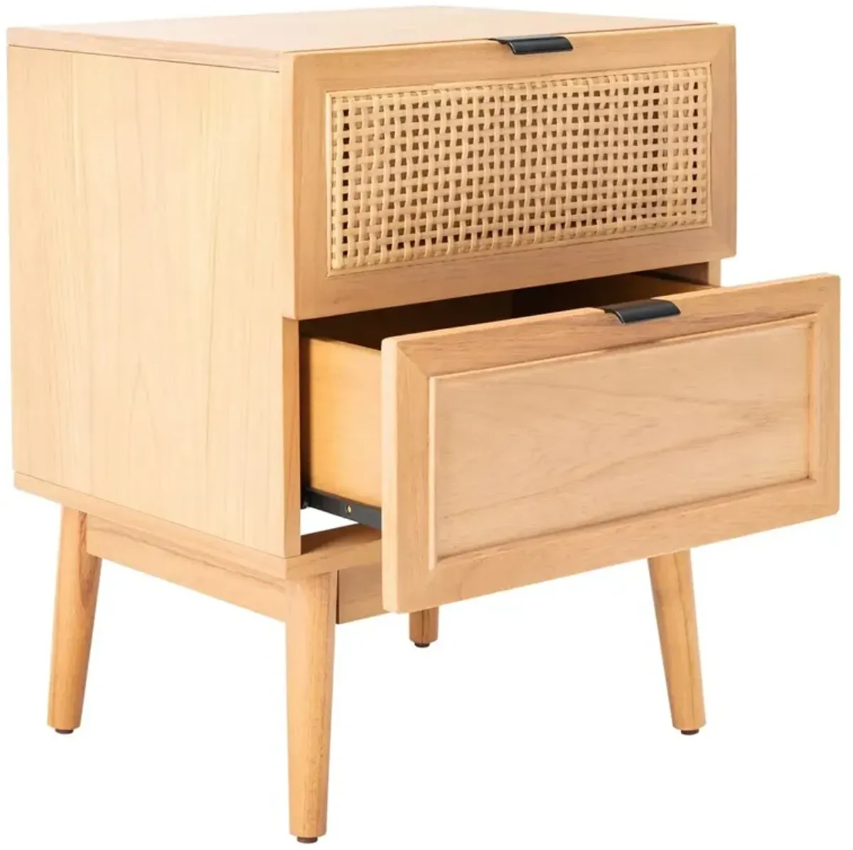 BAISLEY 2 DRAWER RATTAN NIGHTSTAND