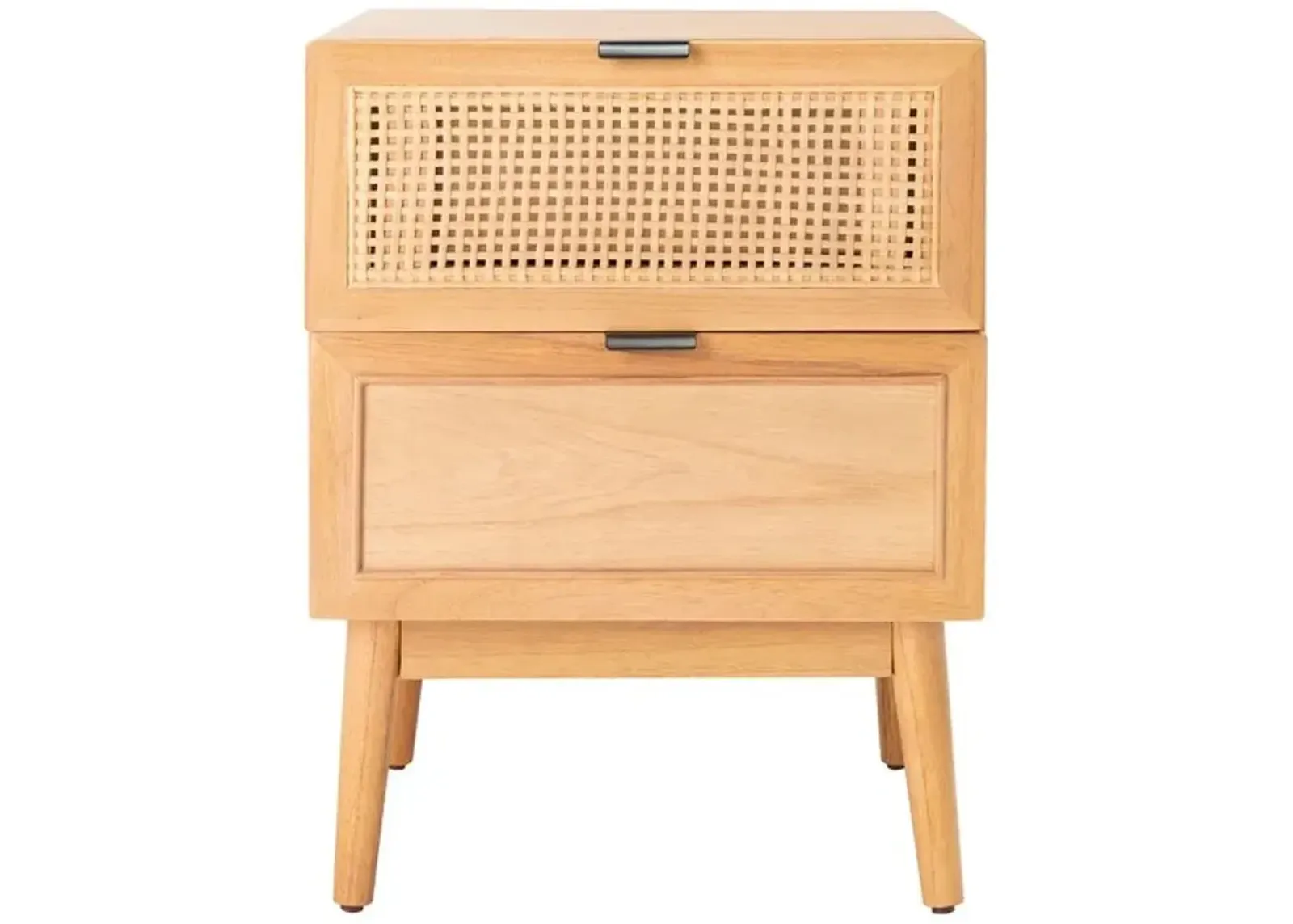 BAISLEY 2 DRAWER RATTAN NIGHTSTAND