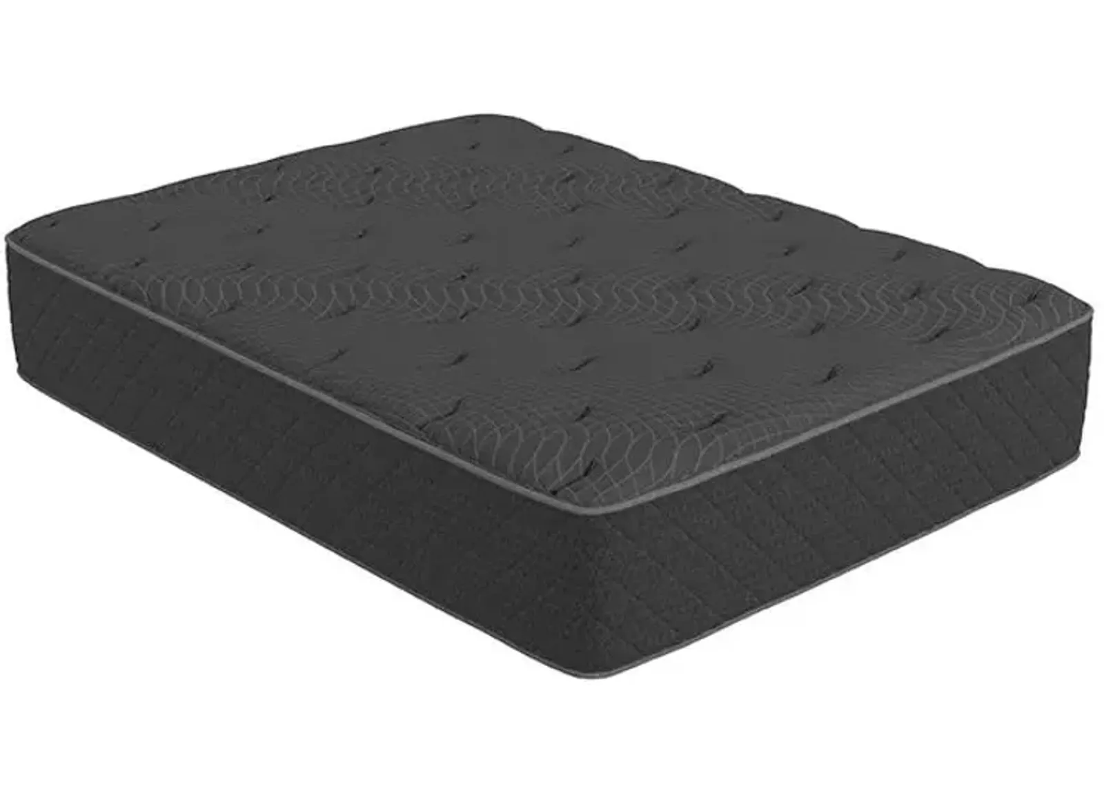 Jayden 15.5" California King Mattress Grey and Black