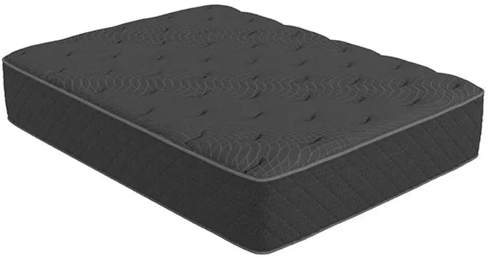 Jayden 15.5" California King Mattress Grey and Black