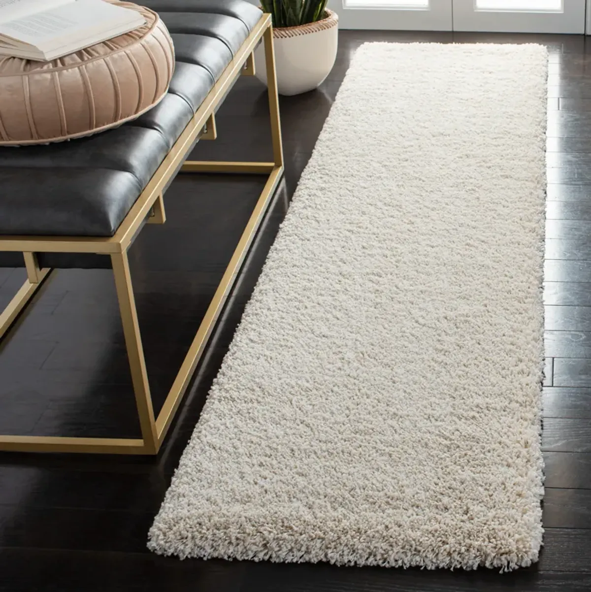 MILAN SHAG Runner Power Loomed 2' x 16' Rug