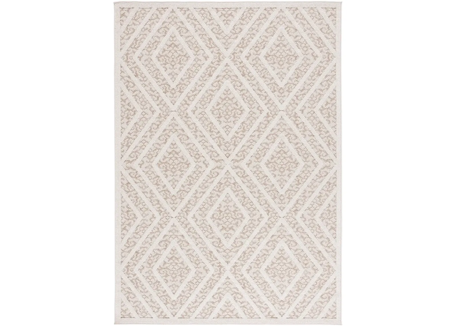 MSRO218 GLOBAL LIGHT BEIGE  9' x 12' Large Rectangle Rug