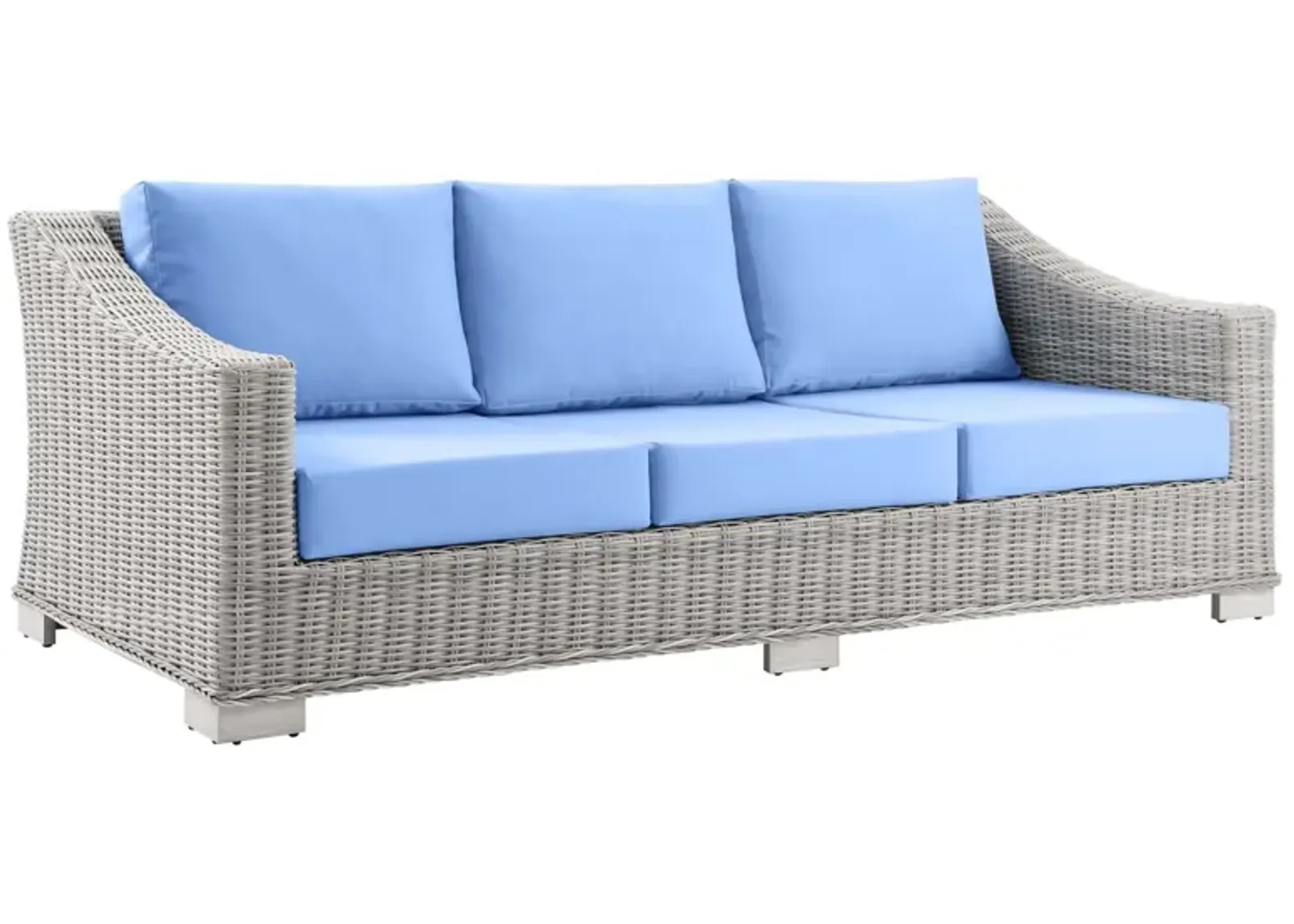 Conway Outdoor Patio Wicker Rattan Sofa