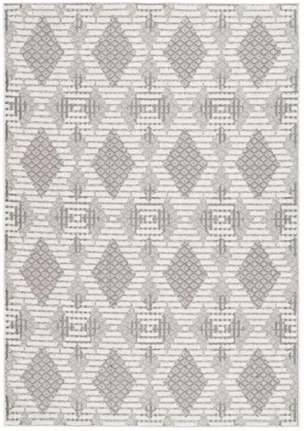 GLOBAL 420 Grey  8' X 10' Large Rectangle Rug