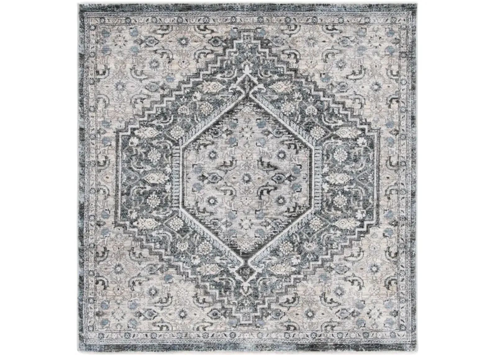 ARTIFACT 552 GREY  4' x 4' Square Square Rug