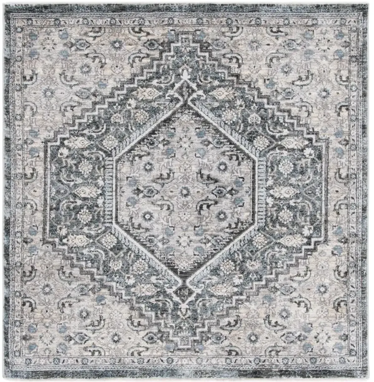 ARTIFACT 552 GREY  4' x 4' Square Square Rug