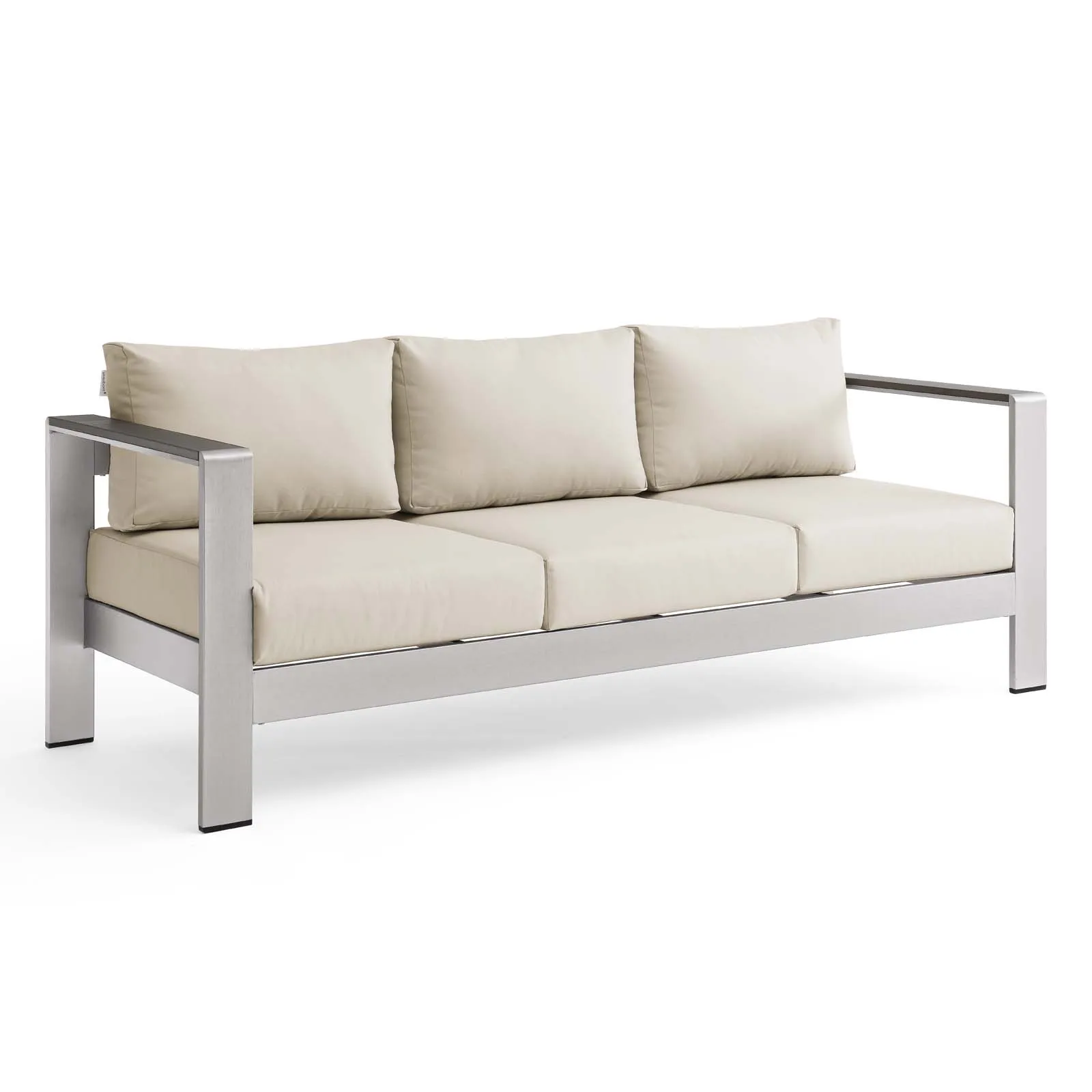 Shore Outdoor Patio Aluminum Sofa