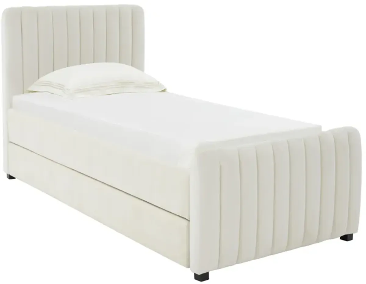 Angela Cream Trundle in Twin