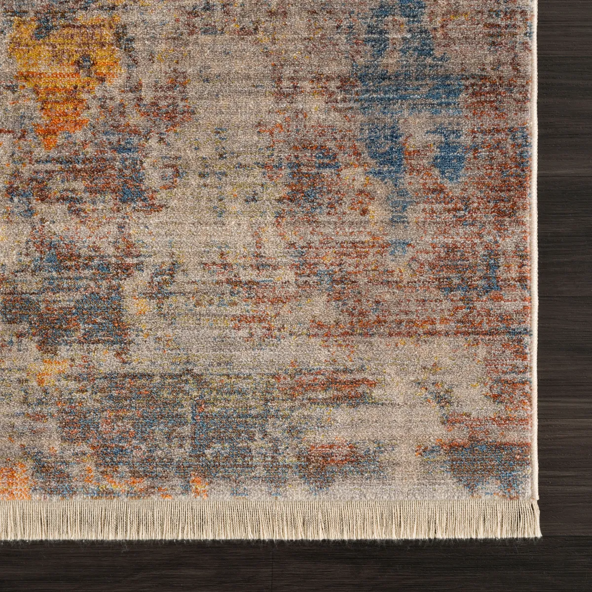 Hana Distressed Desert Modern Abstract Runner Rug 2' x 6'