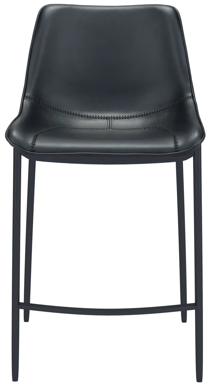 Magnus Barstool (Set of 2) Black