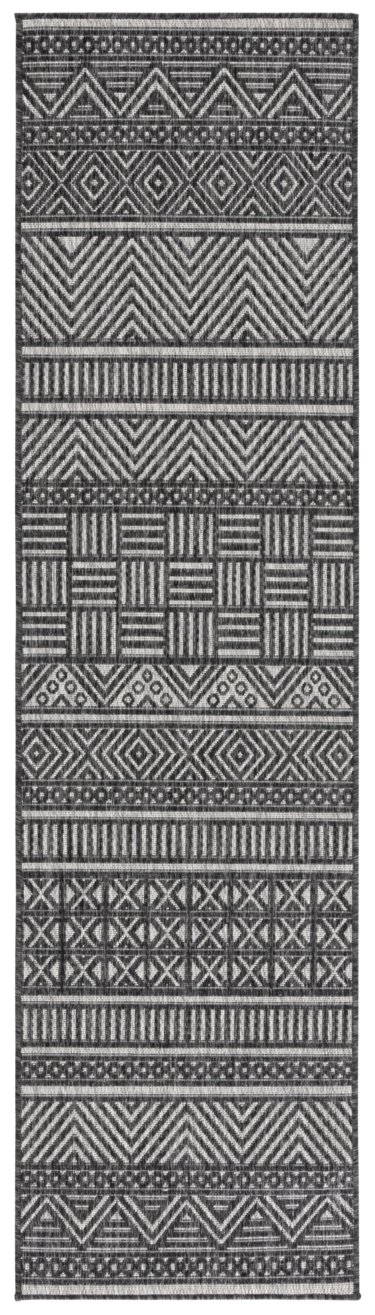 BEACH HOUSE 288 CHARCOAL  2'-2' x 8' Runner Rug