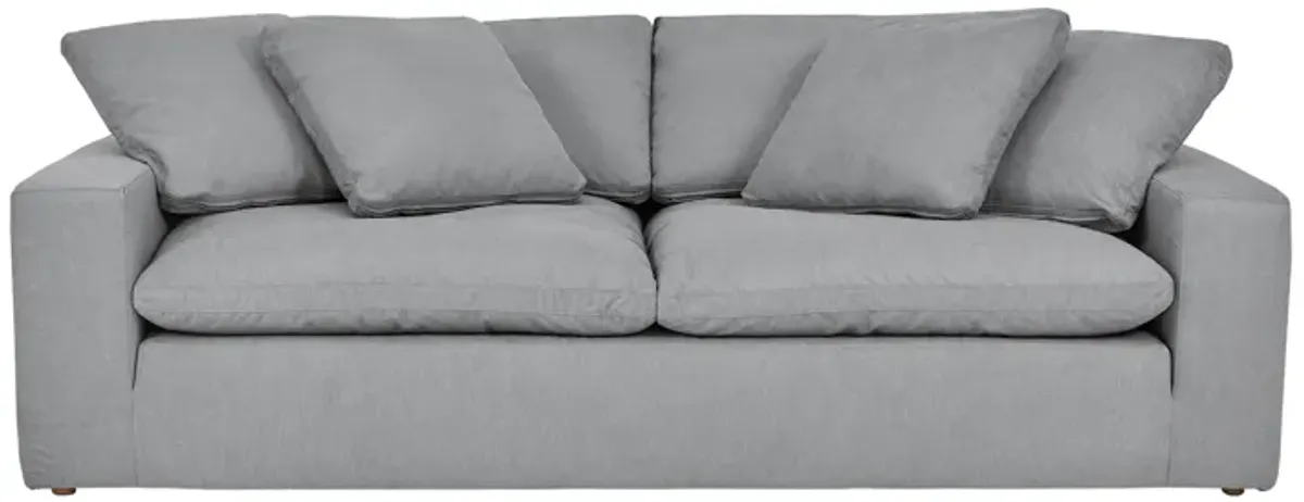 Liberty 96.5" Upholstered Sofa in Slate Gray