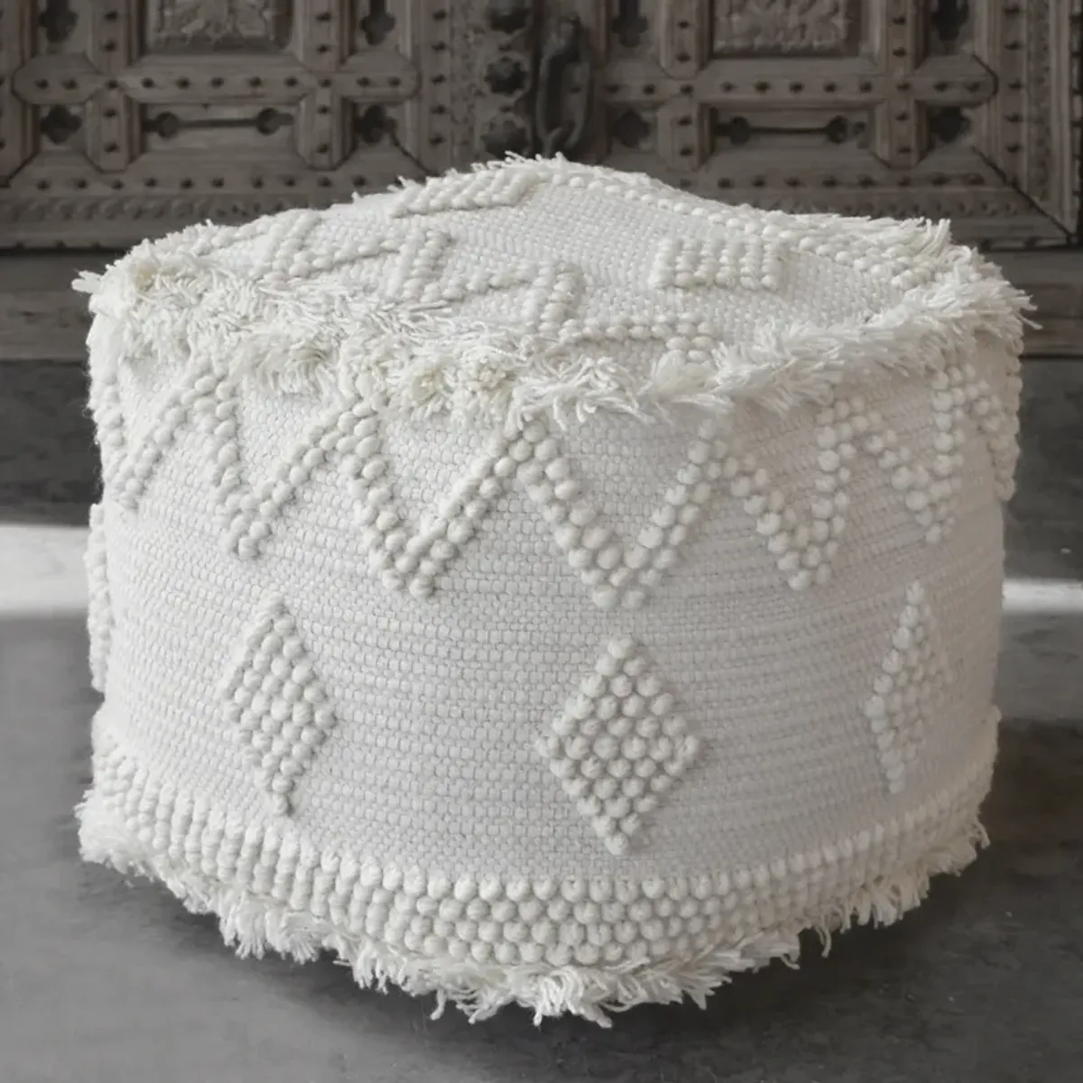 Uriah Ivory Pouf