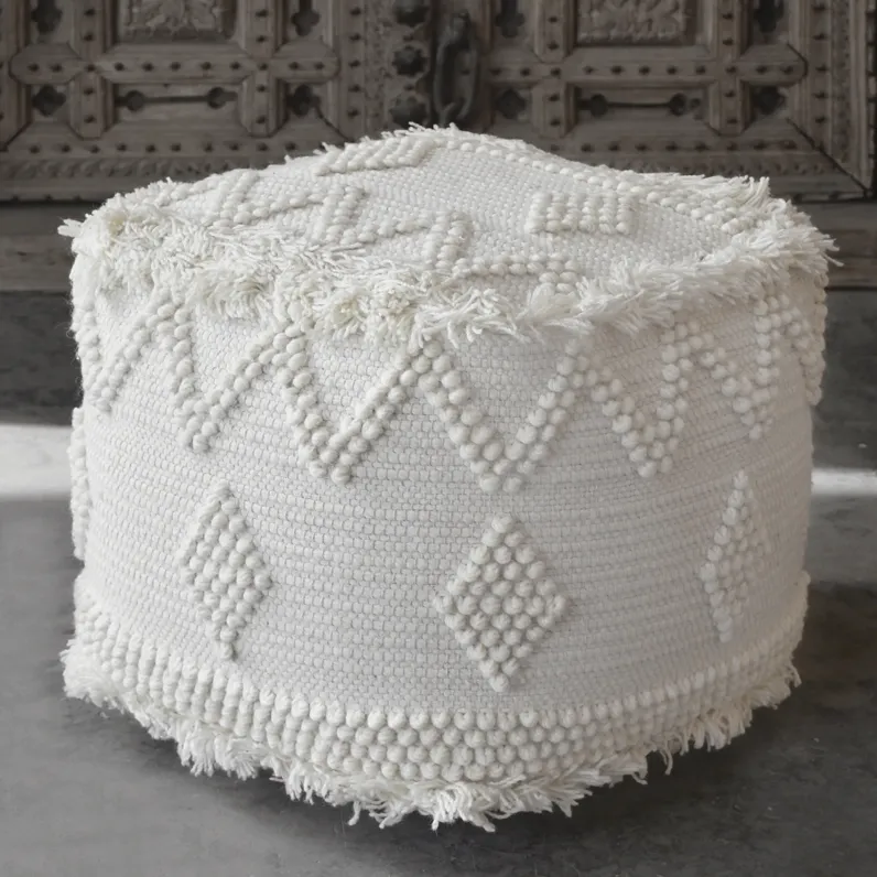 Uriah Ivory Pouf