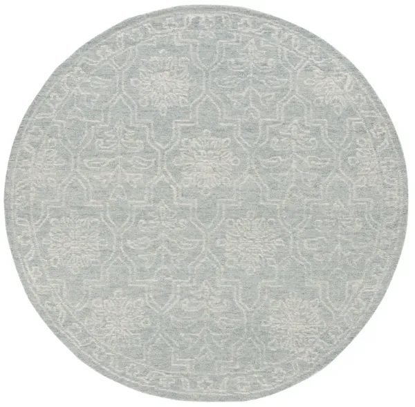 MICRO-LOOP Hand Tufted 6' x 6' Round area rug