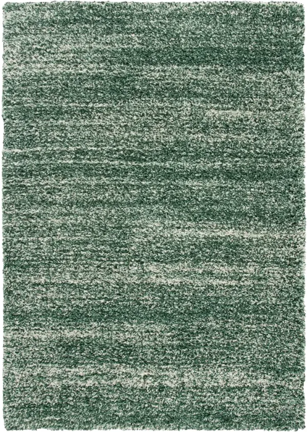 HUDSON SHAG 295 GREEN  6' x 9' Medium Rectangle Rug