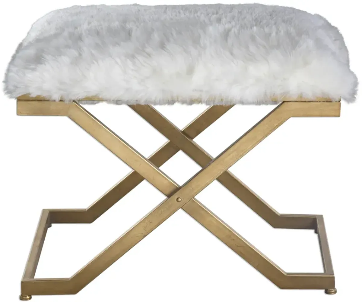 Farran Fur Small Bench